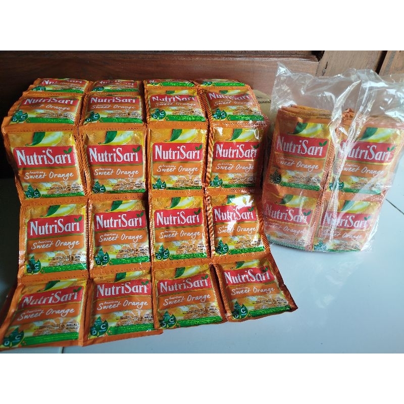 

nutrisari sweet orange 1 renceng isi 10pcs