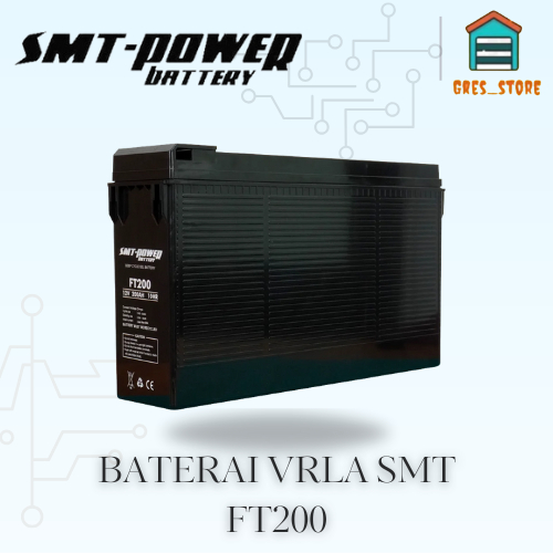 VRLA BATTERY FRONT TERMINAL SAMOTO 200 BATERAI VRLA FRONT TERMI 12V 200AH