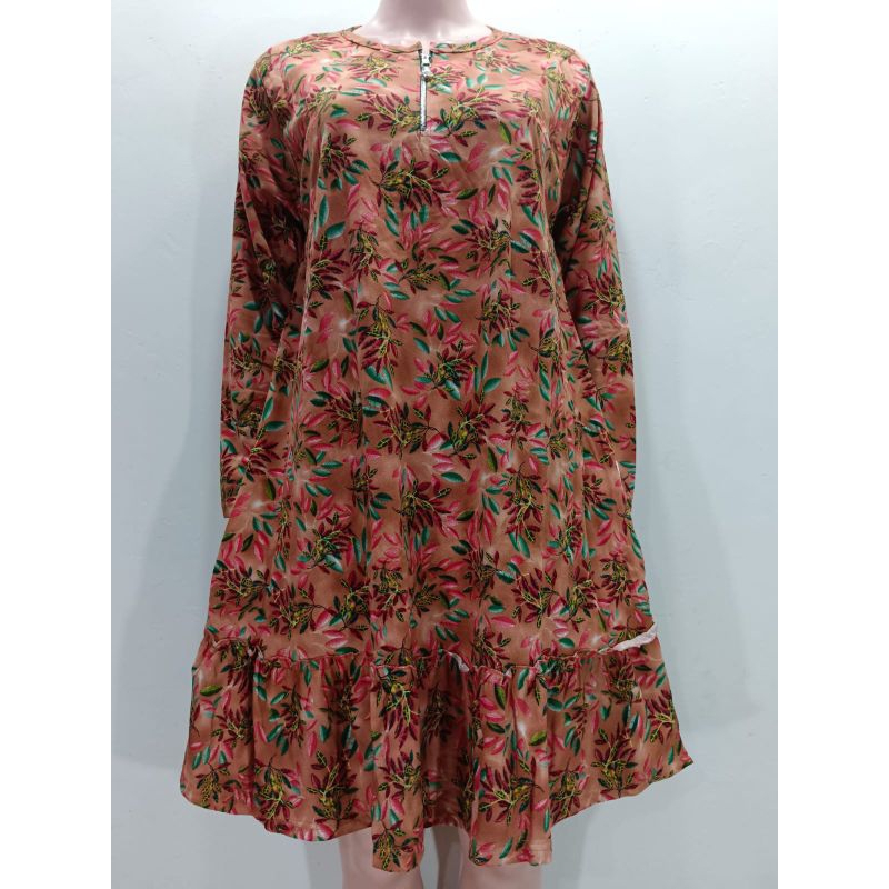 tunik  voxy daster busui jumbo/ / tunik murah rempel keliling bhn voxy tebal dan ringan
