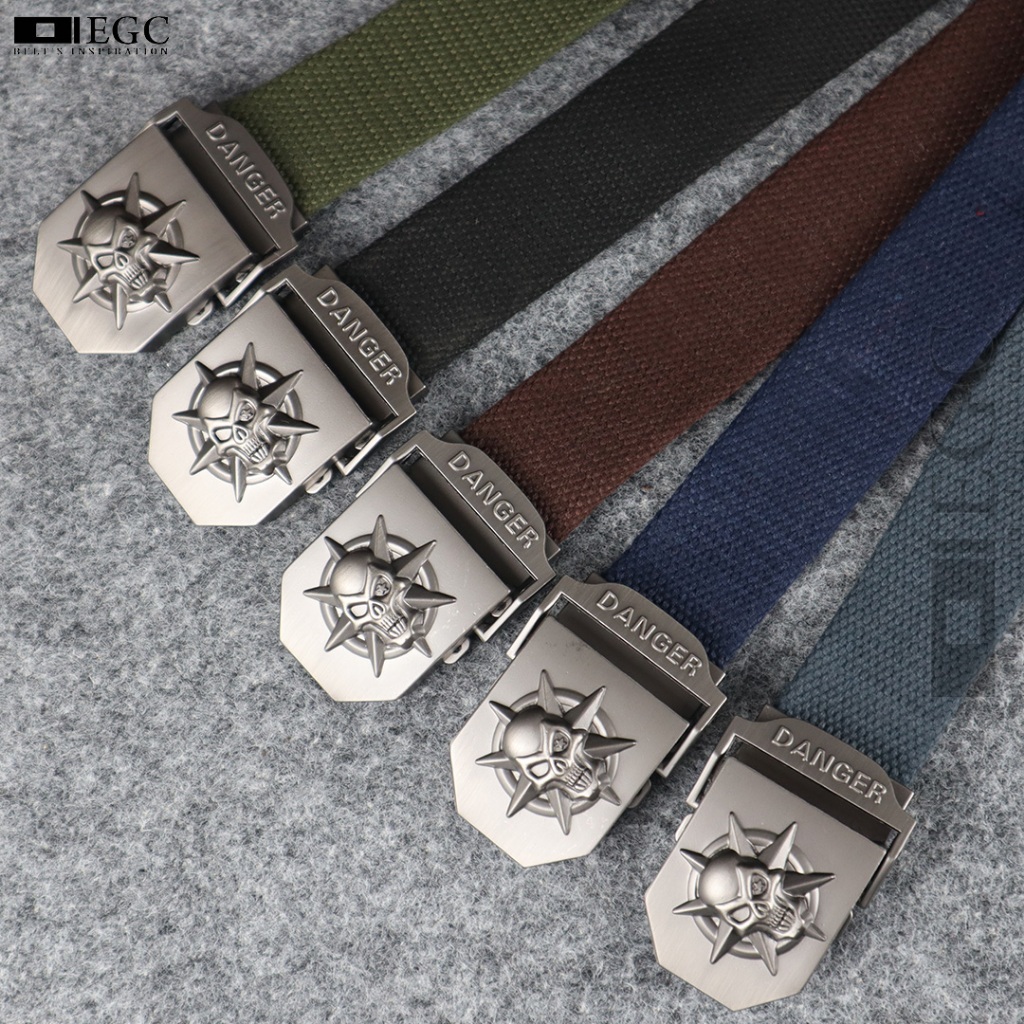 Ikat Pinggang Pria Katun Impor Army Tactical Series Katun Cowok Belt - LH-437