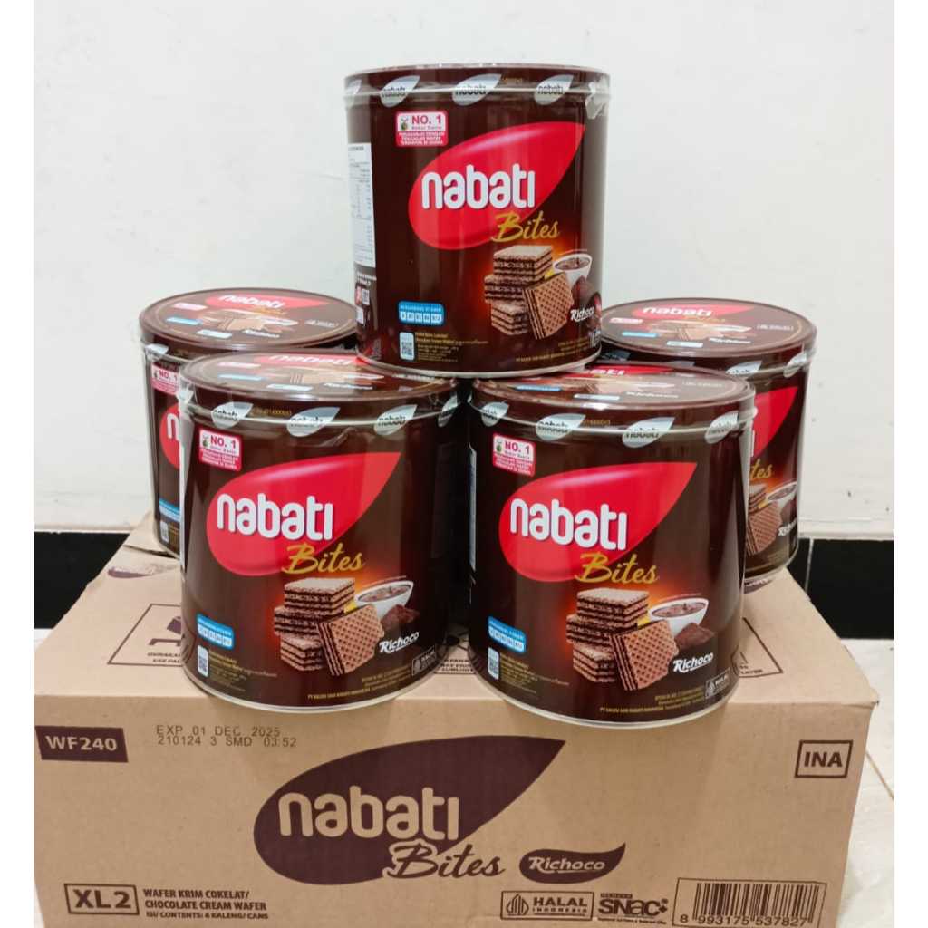 

Nabati Wafer Coklat 2 Kaleng Wafer Nabati Chocolate Manis Renyah Wafer Kaleng Nabati