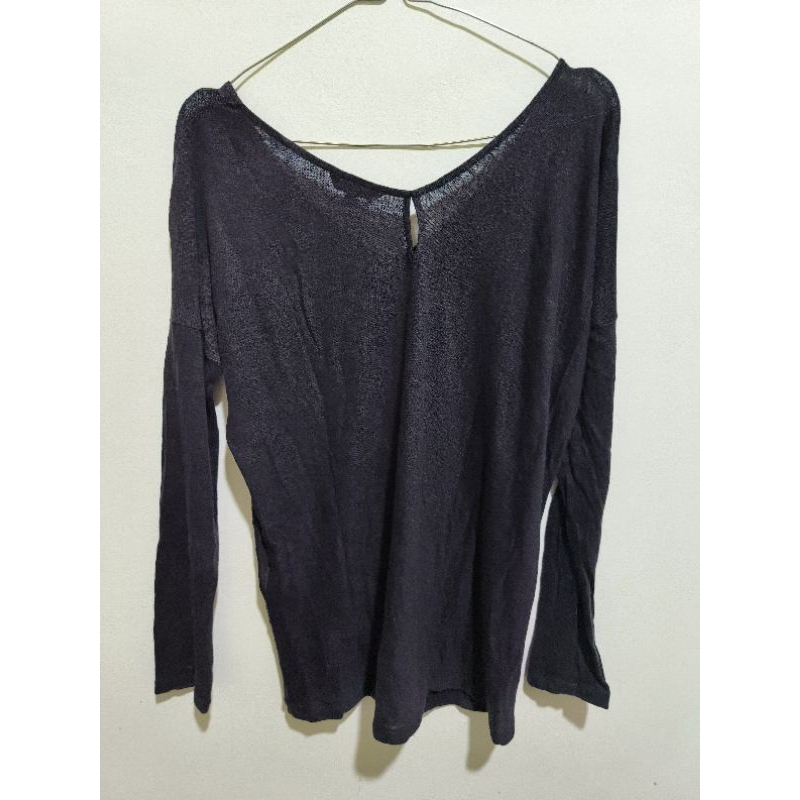 Massimo Dutti Blouse Wanita warna hitam