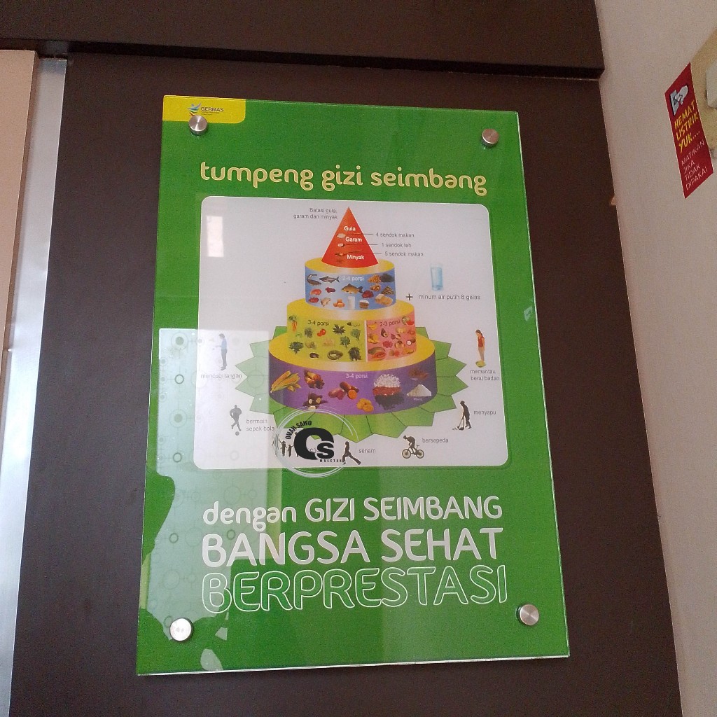 

Akrilik Tumpeng Gizi Seimbang - Edukasi Makanan Sehat - Cegah Stunting - Kesehatan