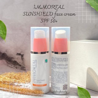 IMMORTAL SUNSHIELD FACE CREAM SPF50+ - Sunblock wajah