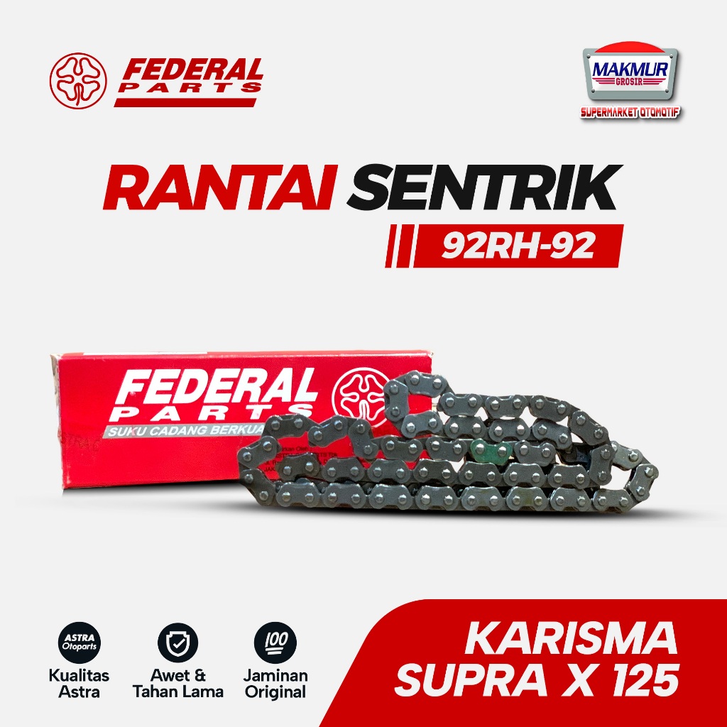 Rantai SENTRIK KETENG Karisma/Supra X 125 Original Federal Parts
