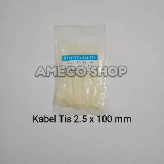 

Kabel Tis / Cable Ties 2.5 x 100 Putih