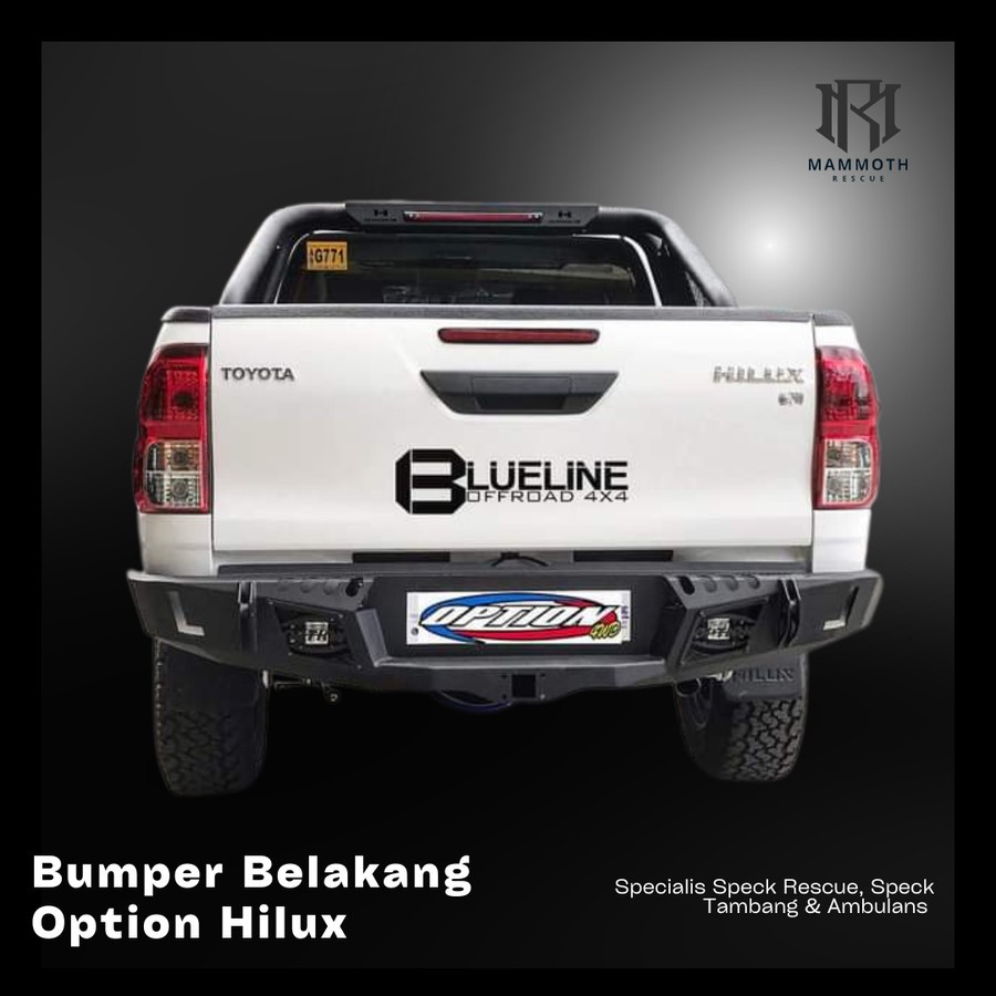 Bumper Belakang Option Hilux Revo / Rocco