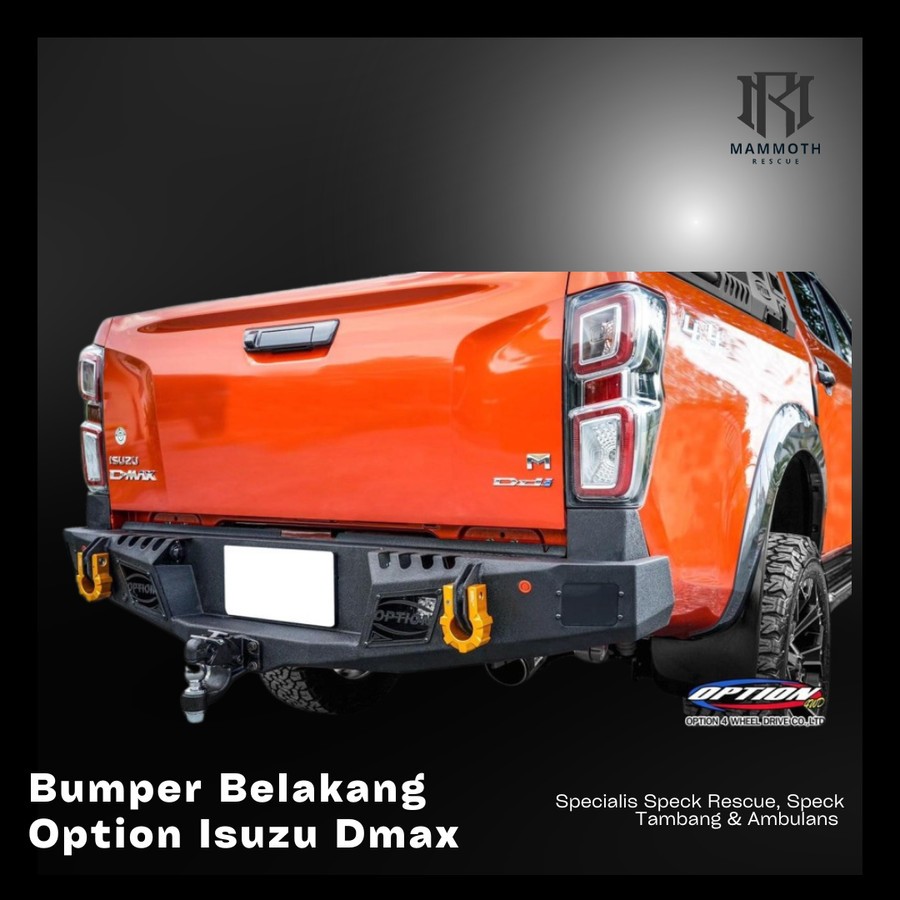 Bumper Belakang Option all new isuzu dmax