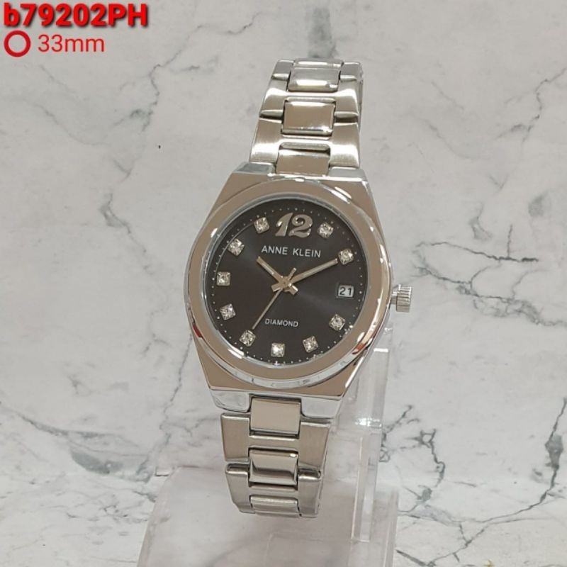 Jam Tangan Wanita Anne Klein Rantai Besi