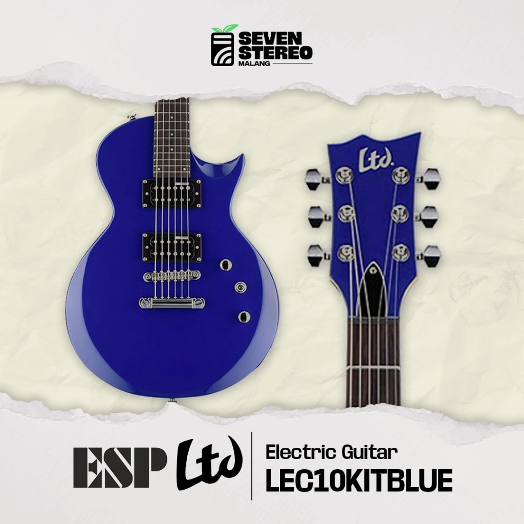 ESP LTD EC-10 EC10 Electric Guitar Les Paul Model - LTD Eclipse Gitar Elektrik Lespaul Metal Rock Hi