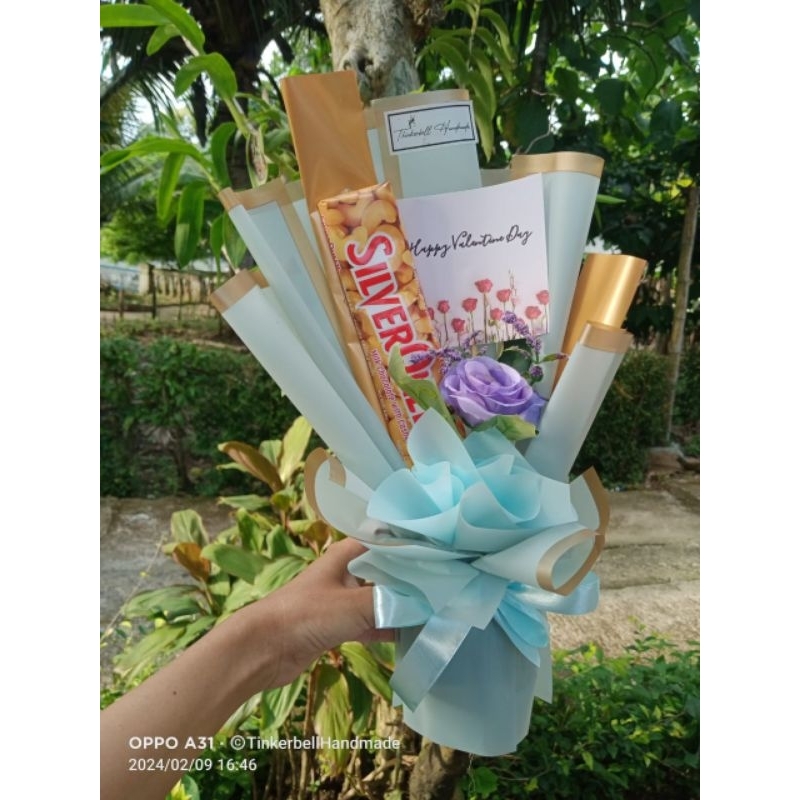 

Buket Valentine , Buket silverquen