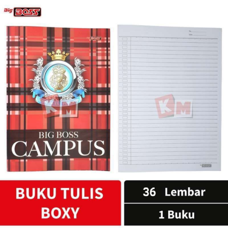 

Big Boss Campus Buku Tulis Boxy 36 Lembar