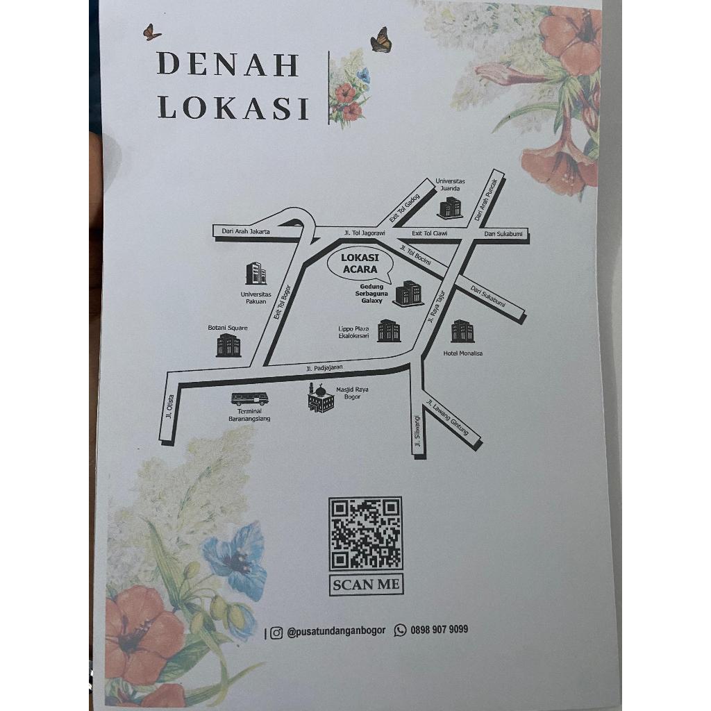 

BIAYA TAMBAHAN DENAH LOKASI - KHUSUS MINOR 200Pcs