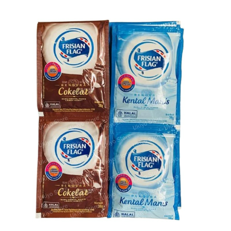 

❤️ UKIYO ❤️ KENTAL MANIS FRISIAN FLAG RENCENG SUSU BENDERA COKELAT PUTIH