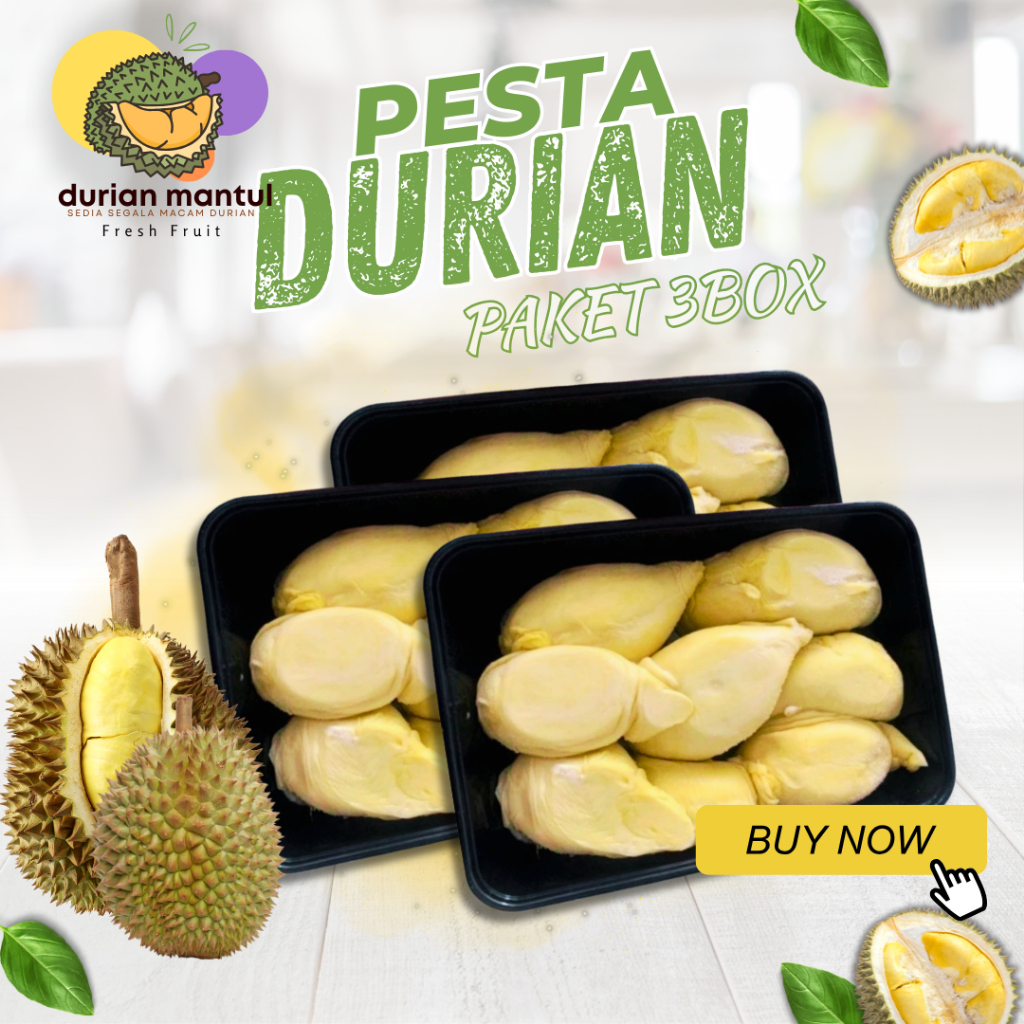 

DURIAN KUPAS / PAKET 3 BOX 100k DURIAN PREMIUM
