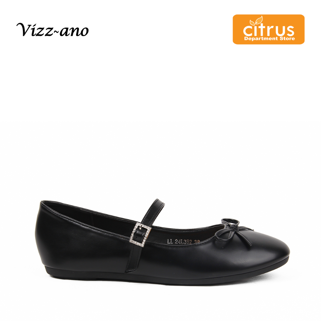 Vizzano - VZN LL24L382 Sepatu Flat Shoes Wanita Black Pink