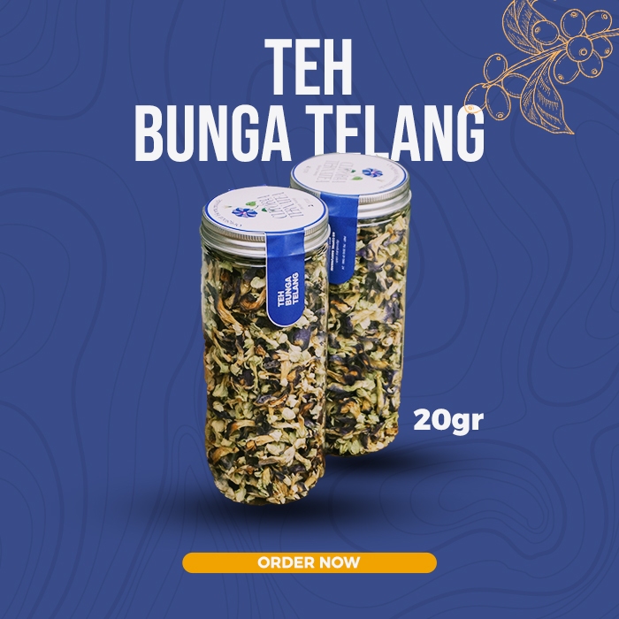 

Teh Bunga Telang Kering / Teh Herbal 20gr