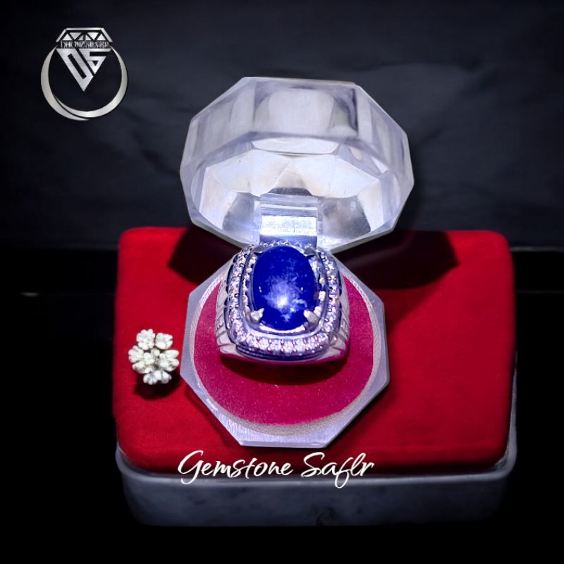 GEMSTONE BLUE SAPPHIRE - batu cincin blue sapphire