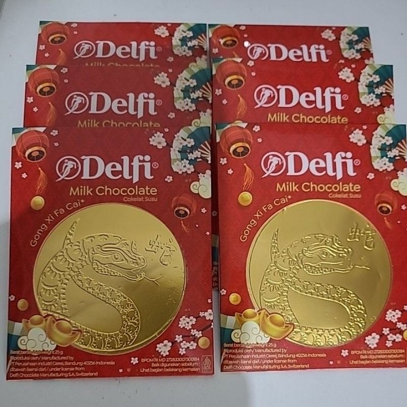 

Delfi Milk Chocolate Imlek CNY Gong Xi Fa Cai 2025