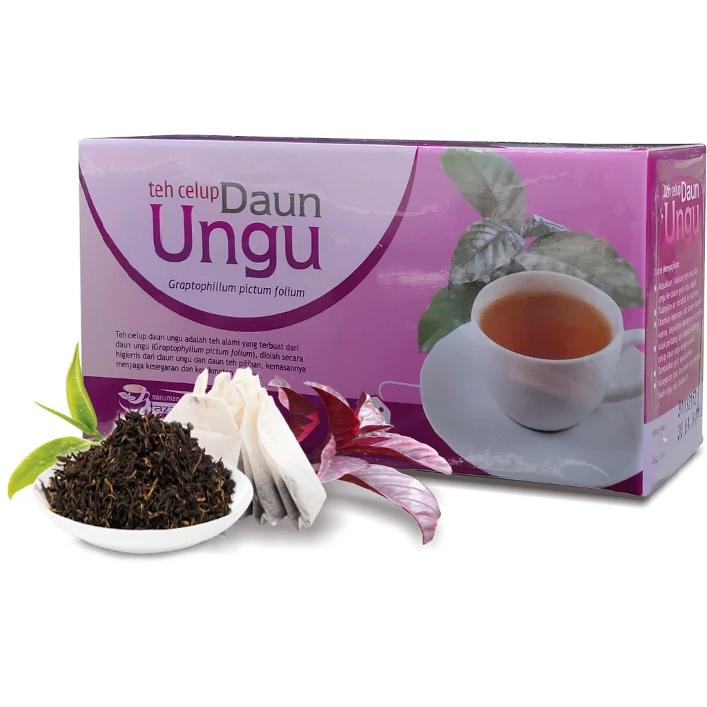 

Teh Clup Daun Ungu tazakka Ampuh untuk mengobati Benjolan Ambien Wasir Ambiyen isi 20 kantong