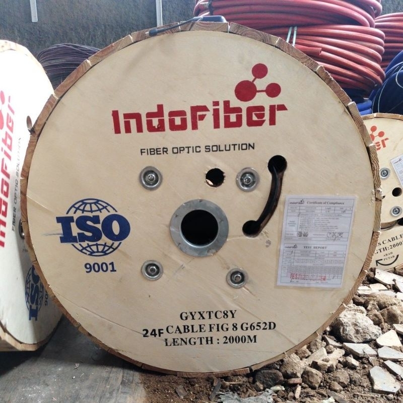 KU MINI 24 CORE FIG8 INDOFIBER 2000 METER