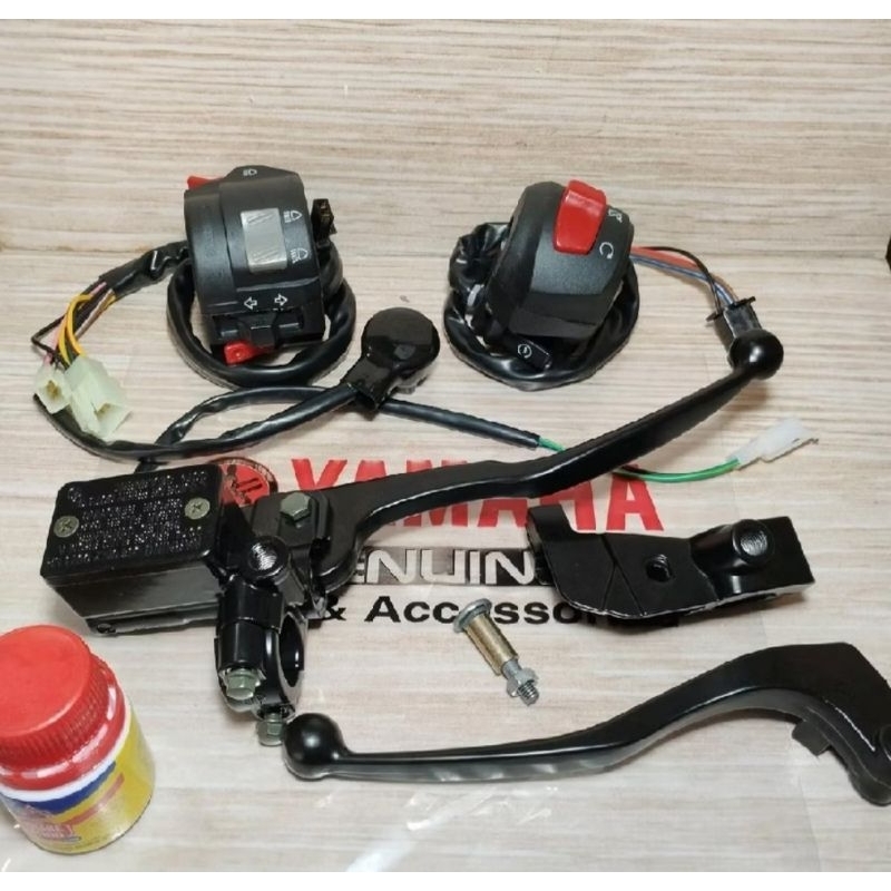 paketan saklar kiri kanan komplit vixion new master rem assy dudukan spion handle minyak rem
