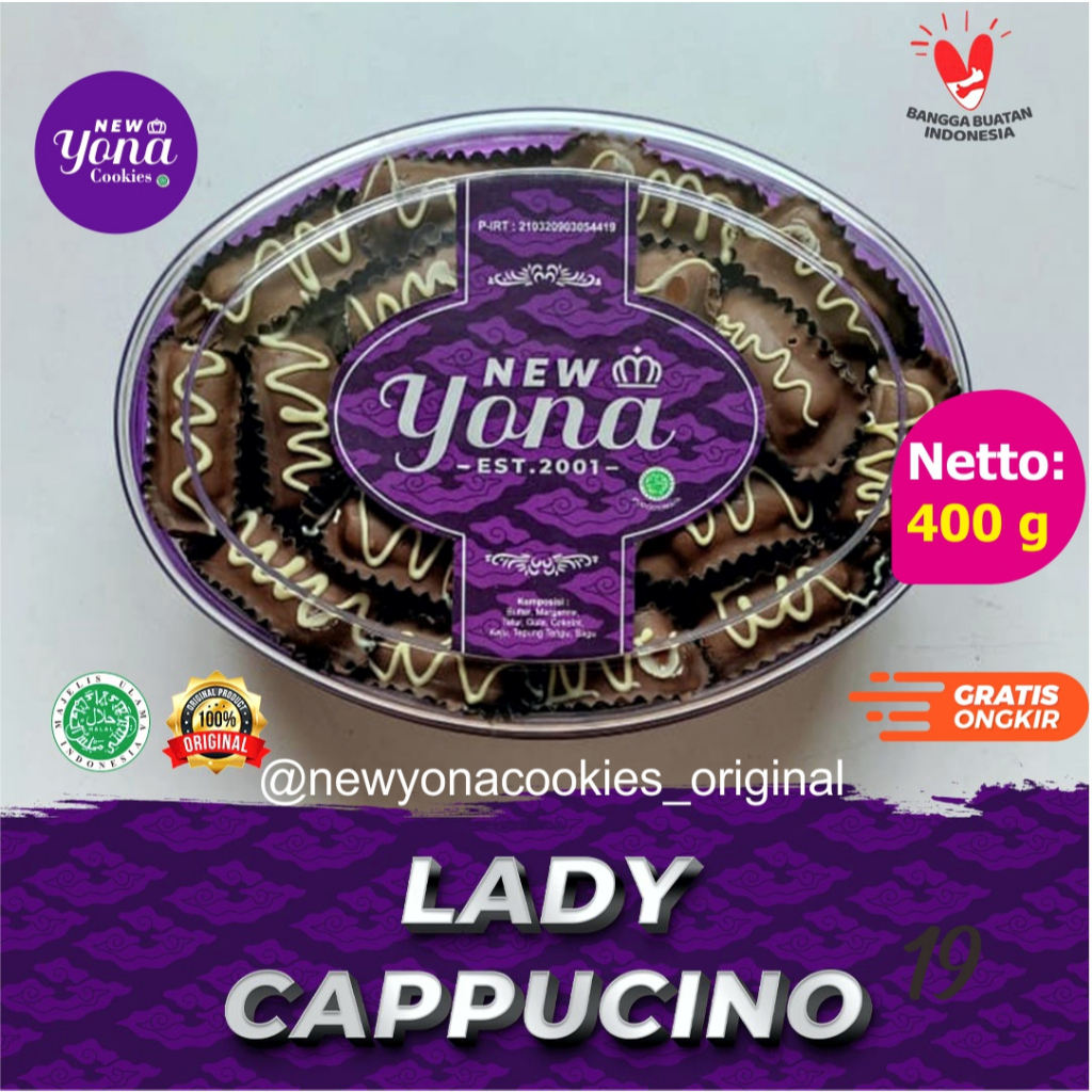 

[Ready] Kue Lebaran New Yona Cookies - Lady Cappucino