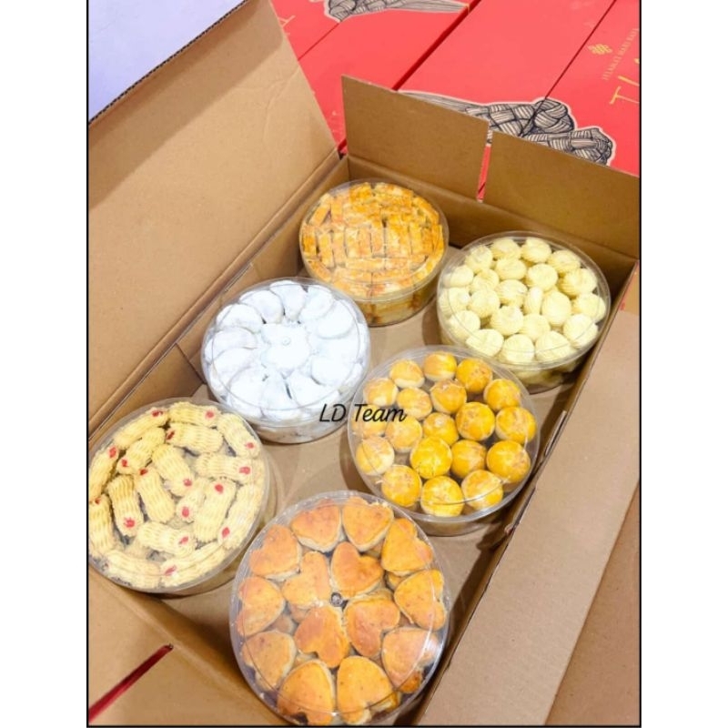 

Paket kue kering lebaran isi 6 ( RAK FOOD )