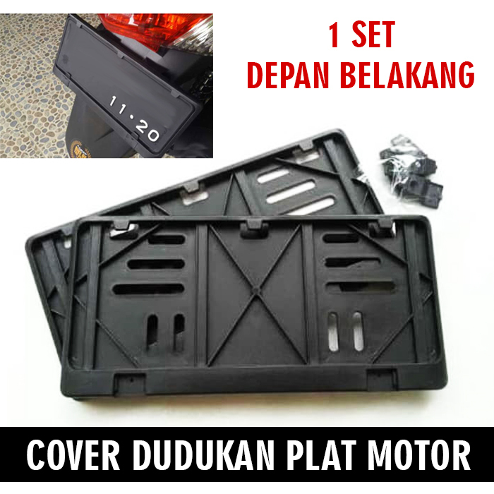 BINGKAI PLAT NOMOR MOTOR HONDA / DUDUKAN PLAT NOMOR UNIVERSALK