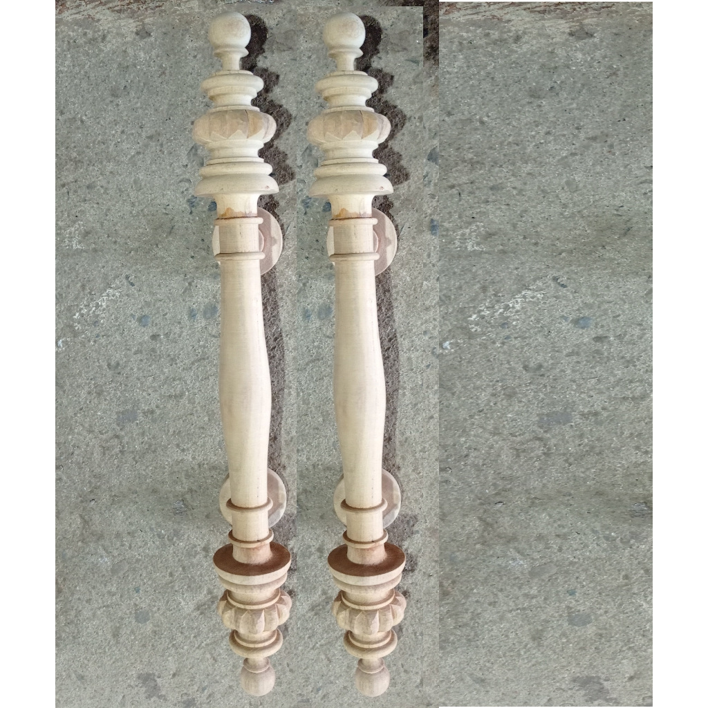 Handle Pintu Kayu Jati Asli Jepara Tarikan Pintu Kayu Jati Ukiran Jepara 50cm