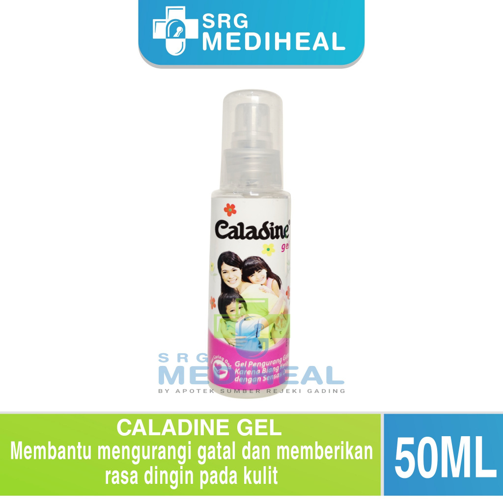 Caladine Gel 50ml Gel pengurang gatal karena biang keringat dengan sensasi dingin