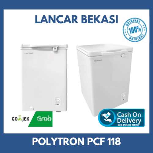 Chest Freezer POLYTRON PCF 118 Freezer Box (100 Liter) - Garansi Resmi