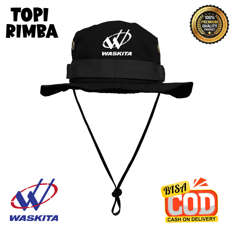 Topi Rimba Waskita Logo Putih Premium grosirsweterbandung