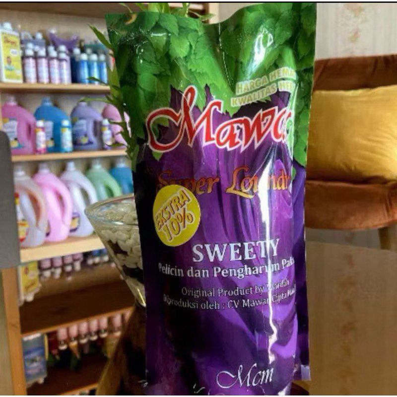 ￼(free bubble wrap) Mawar super laundry by wardah/pewangi gosokan/pewangi pakain/parfum loundry refi