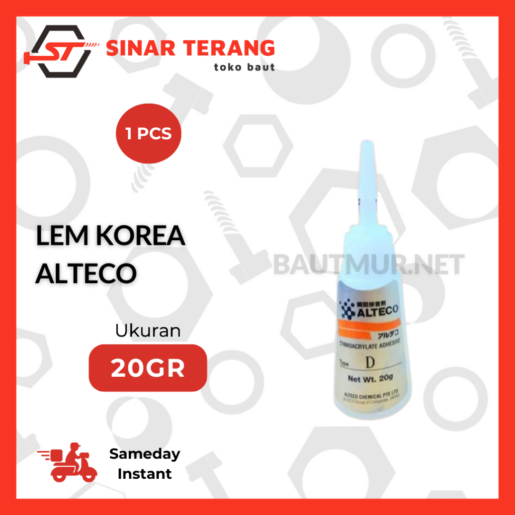 

Lem Setan - Lem Alteco Ori Kualitas No 1 - Lem Super Kuat - Lem Korea