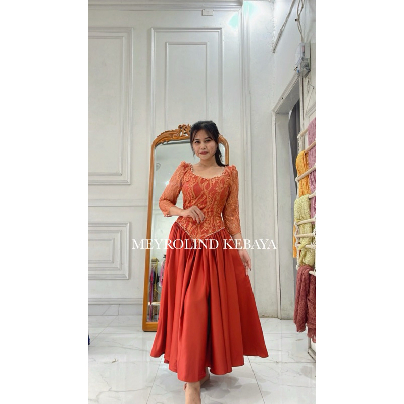 LONGDRESS KEBAYA / MEYROLIND KEBAYA / CUSTOM DRESS / JAHIT / KEBAYA PREMIUM