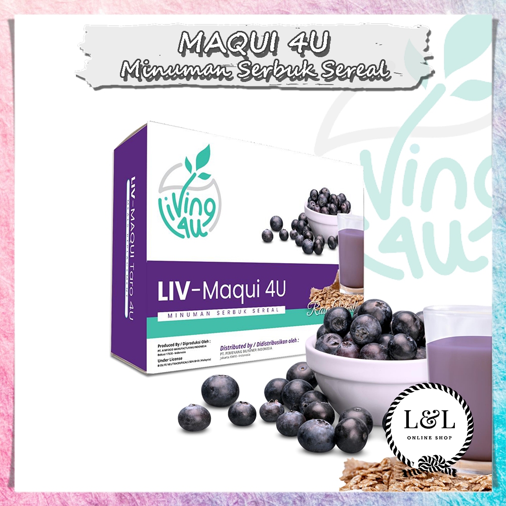 

MAQUI 4U (1 Sachet) Minuman Serbuk Sereal Sehat Bergizi Menunjang Pola Makan Seimbang dan Gaya Hidup Aktif