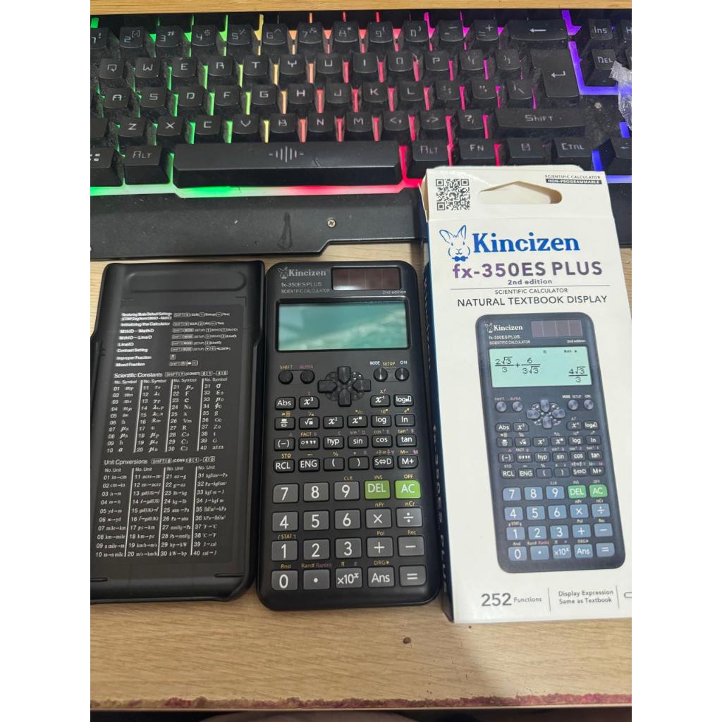 

Kalculator Kincizen Scientific FX-350ES PLUS - Kalkulator Ilmiah Kincizen 2nd Edition