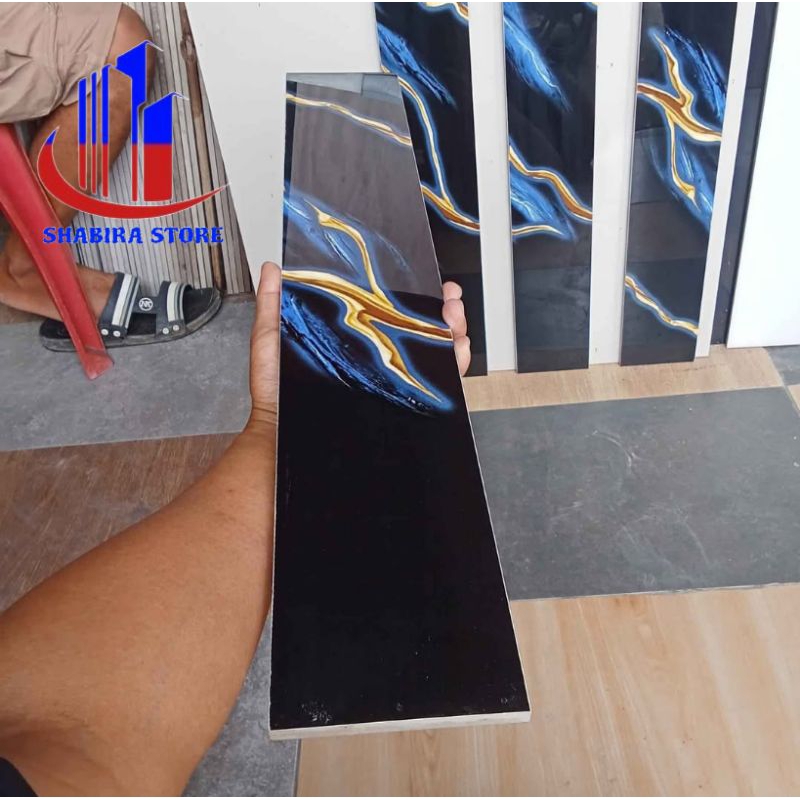 Granit list plint ukuran 10×60 motif marmer