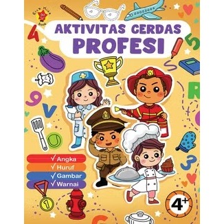 Gramedia Kediri - Aktivitas Seru dan Cerdas: Jelajahi Dunia Profesi + stiker