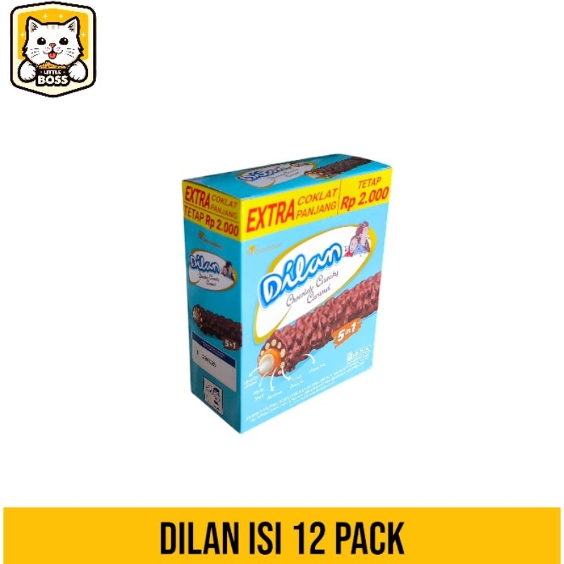

Dilan Chocolate Crunchy Caramel Isi 12