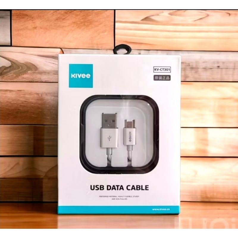 Kabel Data Original Kivee kv-ct301 Tipe C Micro Usb Fast Charging Premium Quality