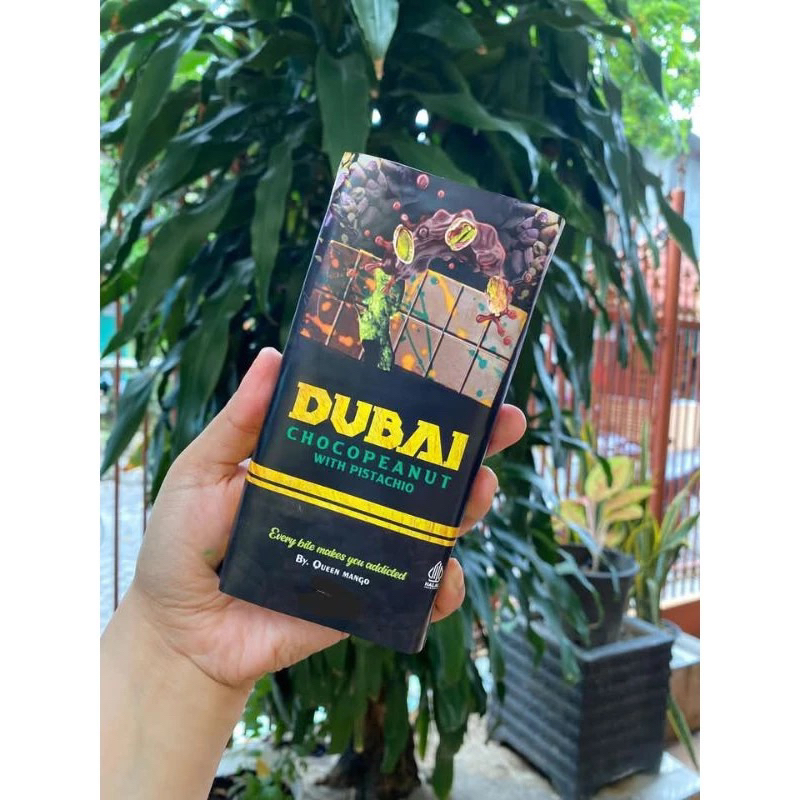 

COKLAT DUBAI PISTACHIO BY QUEEN MANGO 250 GRAM