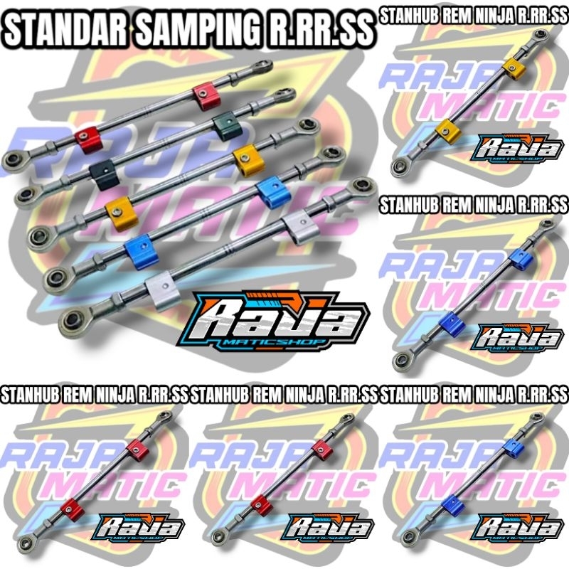 STANDHUB TAHANAN REM BELAKANG NINJA R SS SET KLEM KABEL REM DAN BAUT STAINLESS