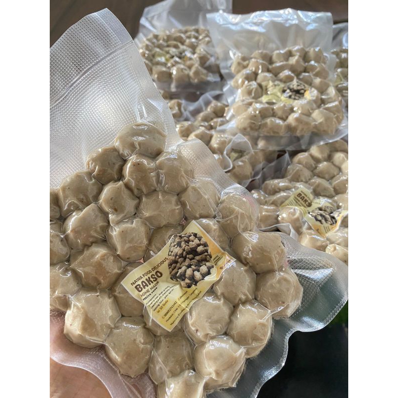 

Bakso Home Made Daging Sapi Tanpa Pengawet Frozen Nawa Food Delicious