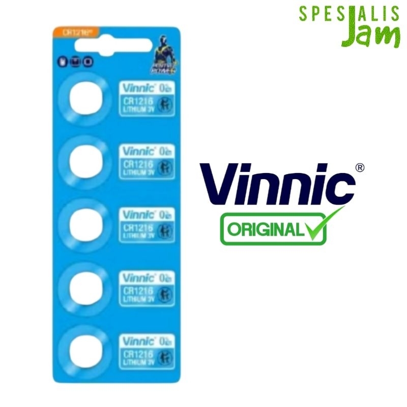 Batre Jam Tangan Vinnic CR1216 3v lithium Baterai jam Tangan Casio G-Shock Original 1216