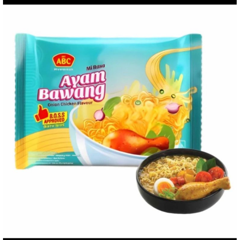 

Mie ABC/Mie Instan Kuah/Mie Rasa Ayam Bawang