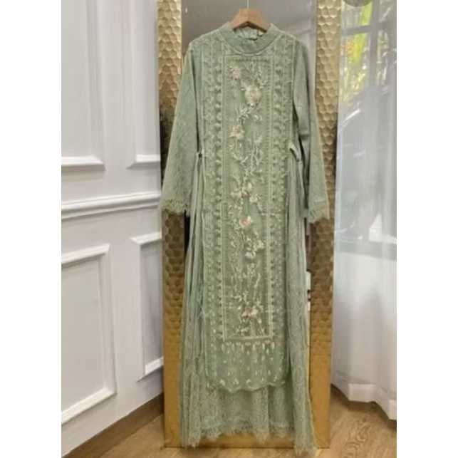 Calista Dress / Dress Mewah / Dress Kondangan / Gamis Lebaran / Gamis Mewah/ Gamis Kondangan _ Dande