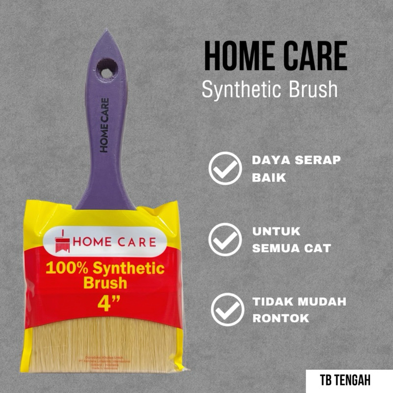 Kuas Cat Sintetis Tidak Mudah Rontok Home Care Synthetic Brush