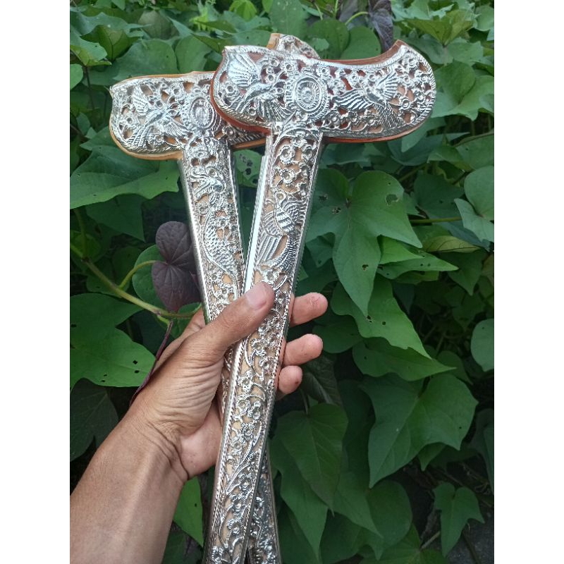 PENDOK BLOK SEPUH PERAK + WARANGKA GAYAMAN GAYA SOLO